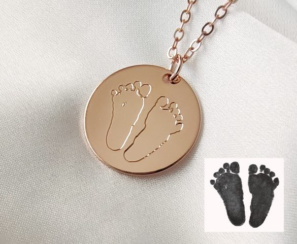 Baby Footprint Necklace