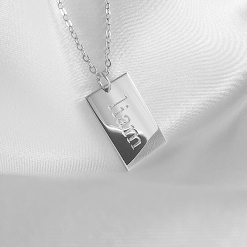 Sterling silver Mini tag